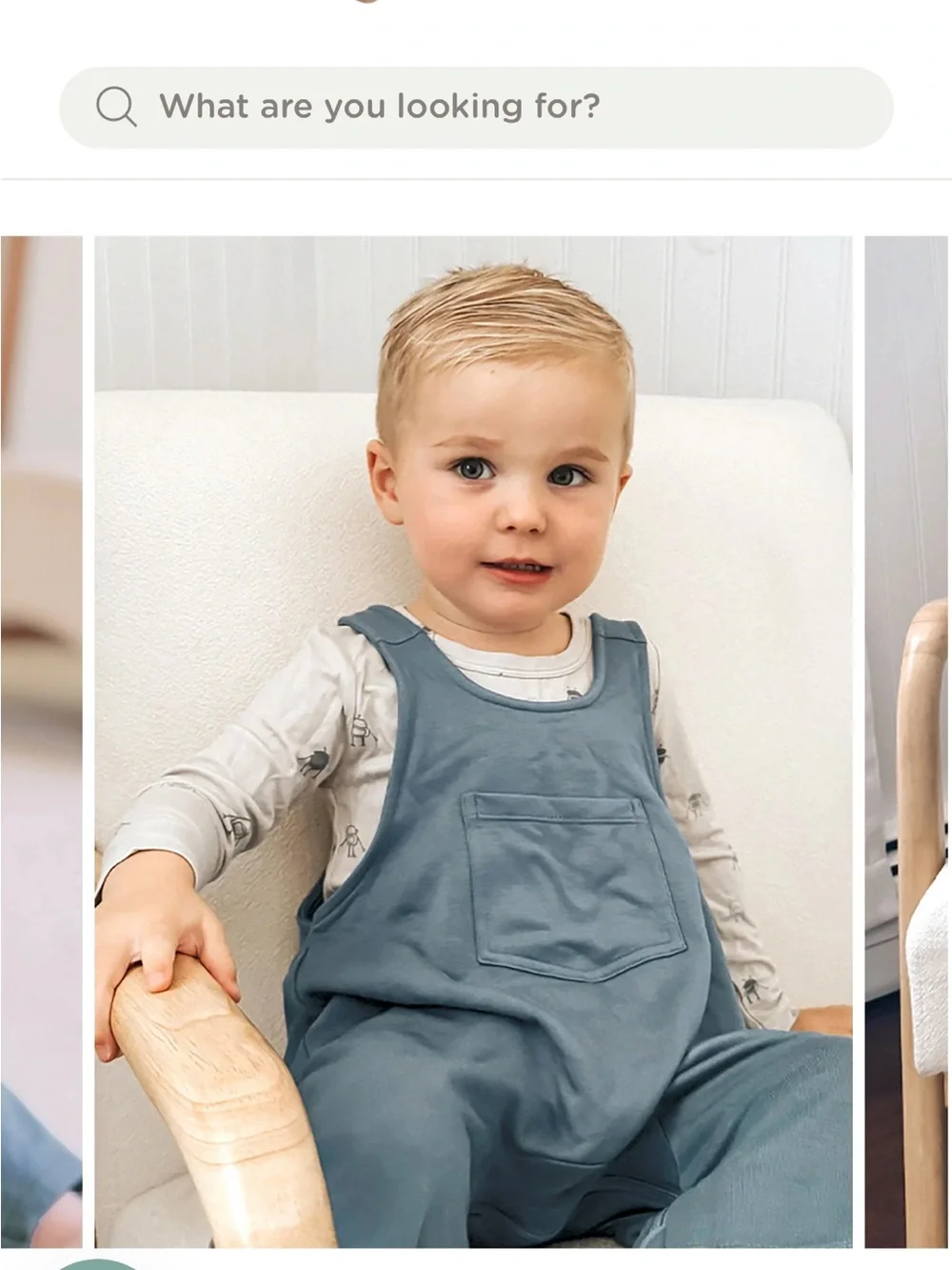 Gunamuna robot print onesie and overalls.